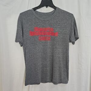 Sports Illustrated Womens XL Gray Short Sleeve Tee w/ Graphics